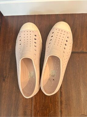 Native Shoes Blush Pink Slip-On Perforated Water-Resistant Sandals